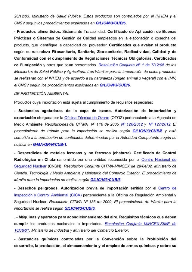 Marco Regulatorio del Comercio Exterior en Cuba