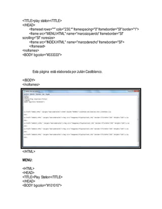 Marcos HTML | DOCX