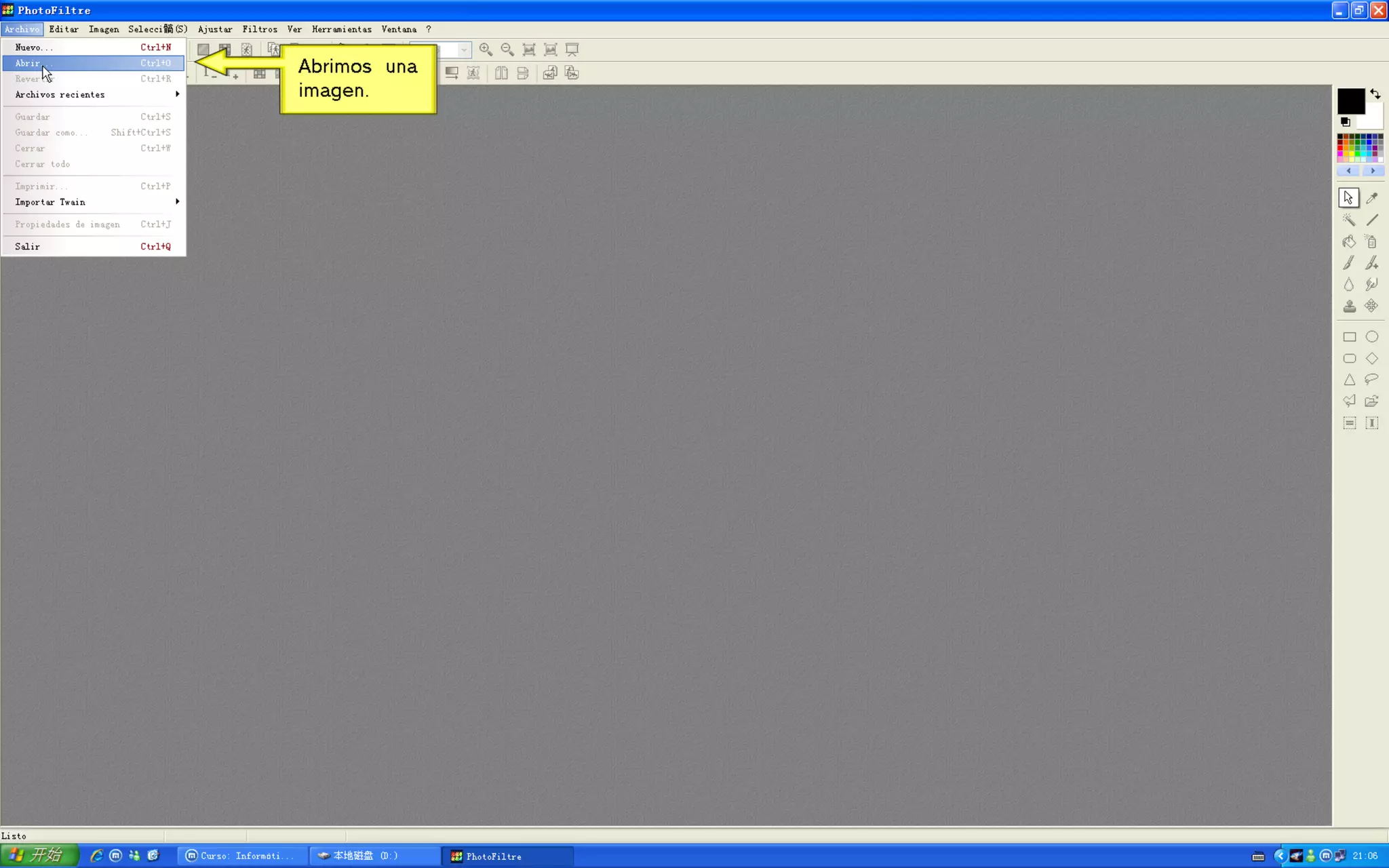 Tutorial de PhotoFiltre