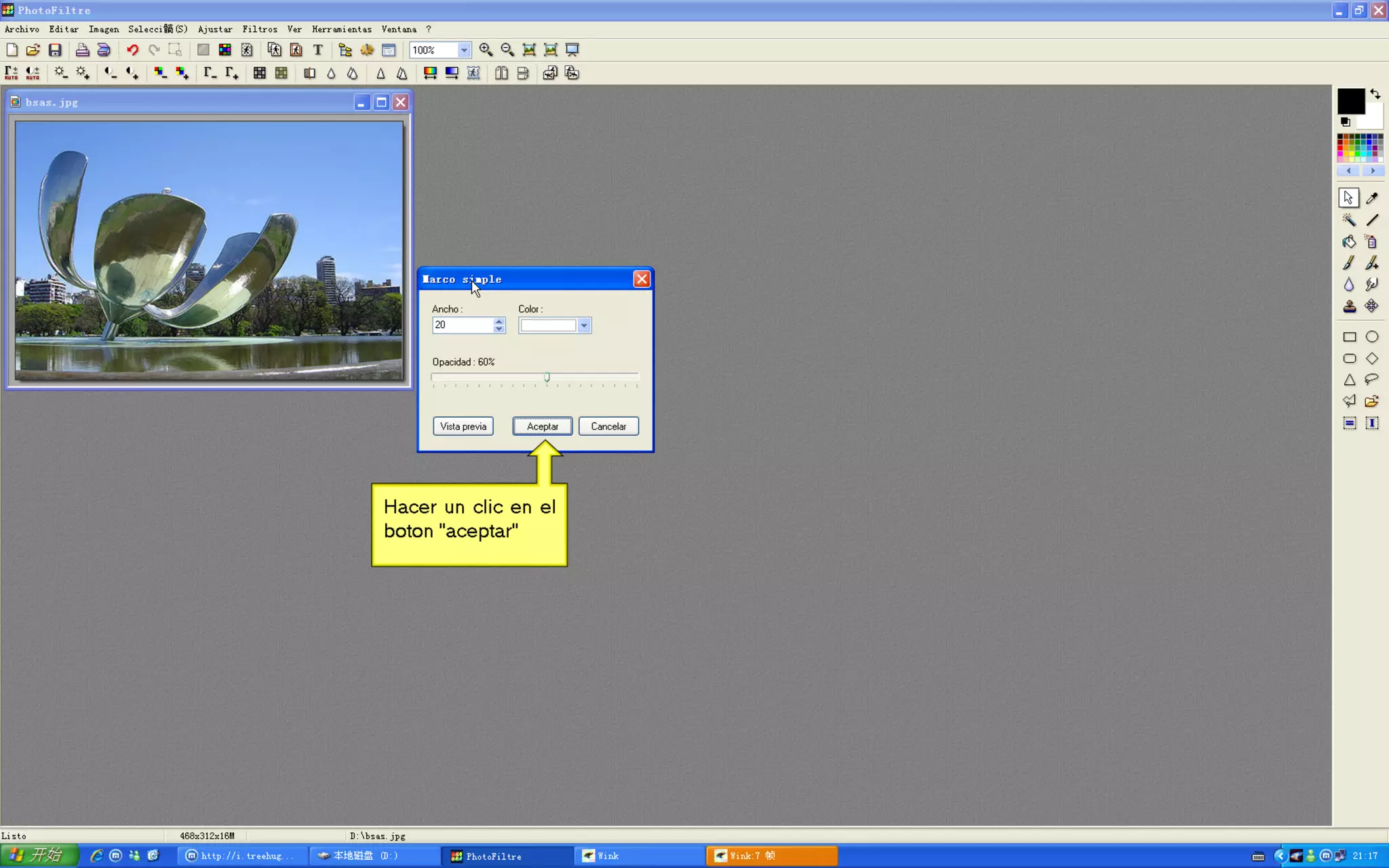 Tutorial de PhotoFiltre