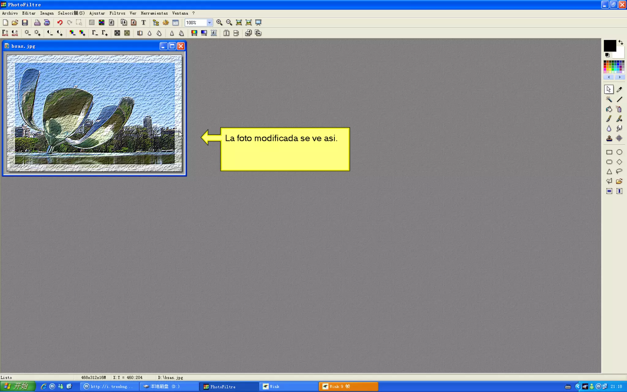 Tutorial de PhotoFiltre
