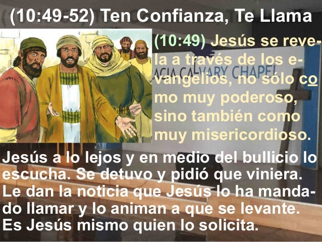 Commento Marco 10 46 52 Marcos 10:46-52