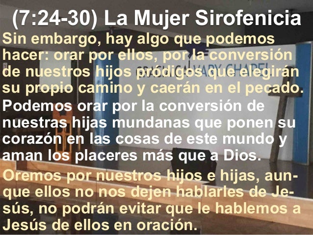Marco 7 24 30 Commento Marcos 7:24-30