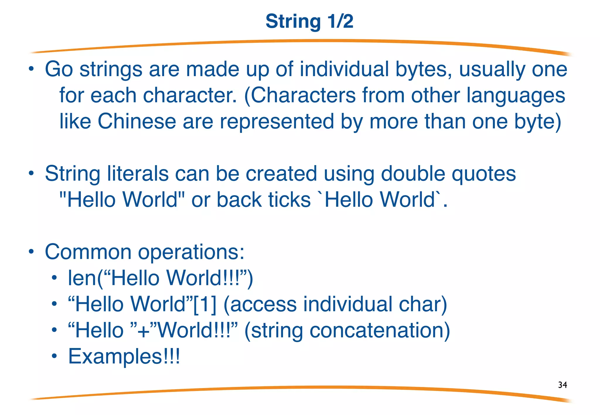 Numeric 3/3
Summary
34
 