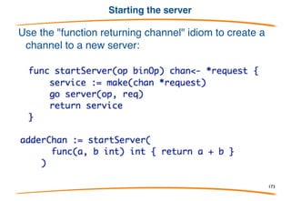Multiplexing server
173
 