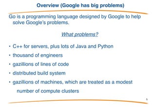 The GO programming language | PPT