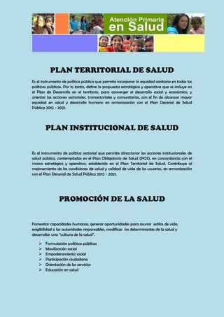 Marco Estratégico de la Salud Pública. | PDF