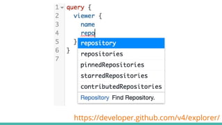 https://developer.github.com/v4/explorer/
 