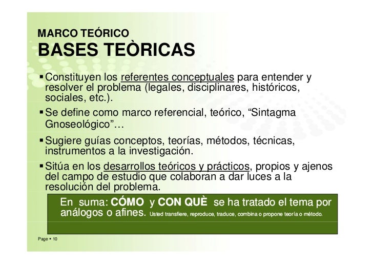 Marco Teorico