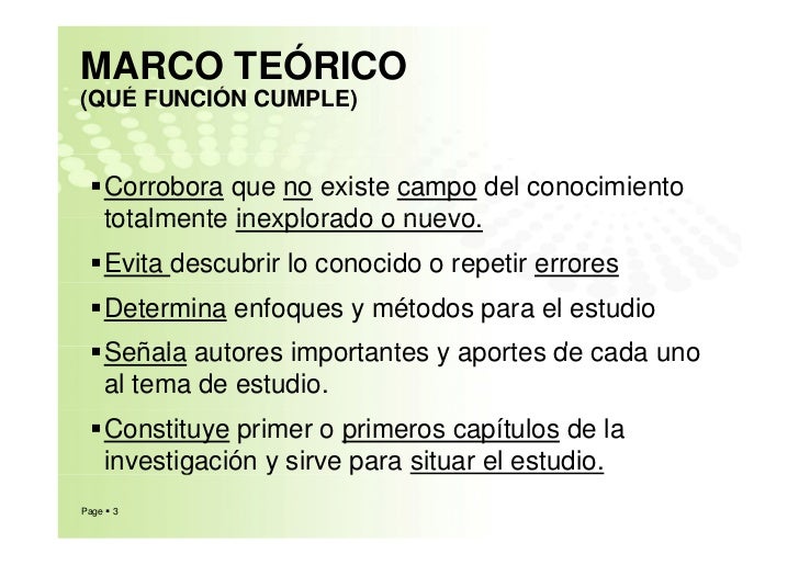 Marco Teorico