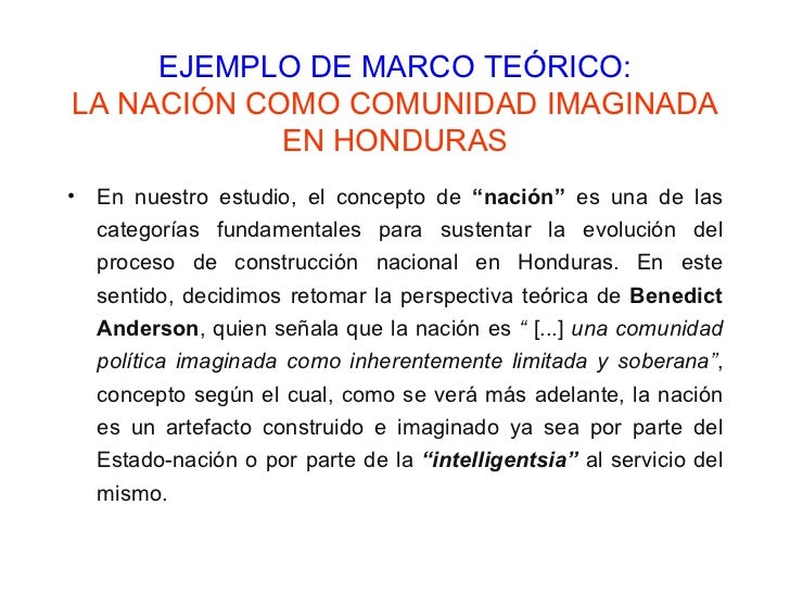 Marco teórico