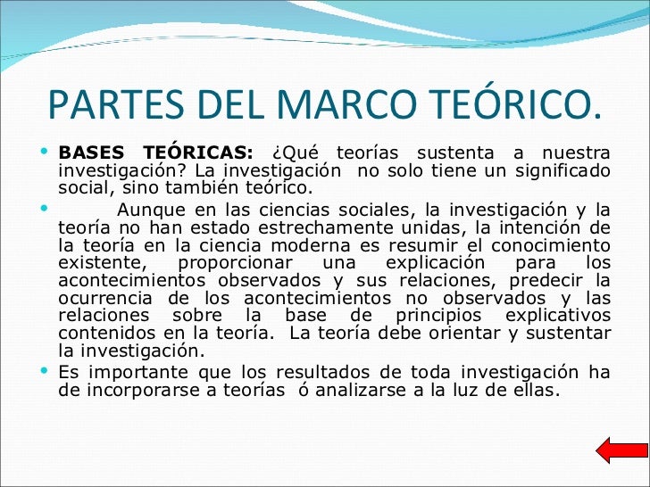 Marco TeóRico De La InvestigacióN