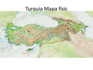 Turquia Mapa físic
 