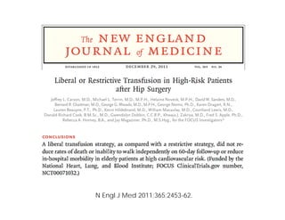 N Engl J Med 2011;365:2453-62.
 