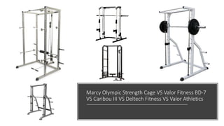 Marcy Olympic Strength Cage VS Valor Fitness BD-7
VS Caribou III VS Deltech Fitness VS Valor Athletics
 