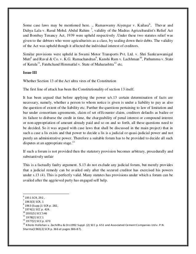 Mardia Chemicals Case