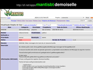    
http://sf.net/apps/mantisbt/demoiselle
 