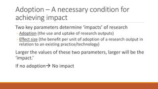 Innovative methods for measuring adoption of agricultural technologies ...