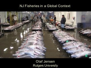 NJ Fisheries in a Global Context
Olaf Jensen
Rutgers University
 