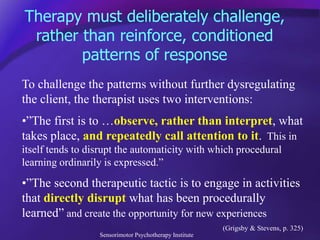 Pattern Therapy MAREN A. MASINO - SENSORIMOTOR PSYCHOTHERAPY AND DR JANINA FISHER’S ...