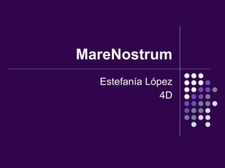 MareNostrum Estefanía López 4D 