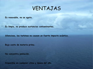 Energía mareomotriz. 