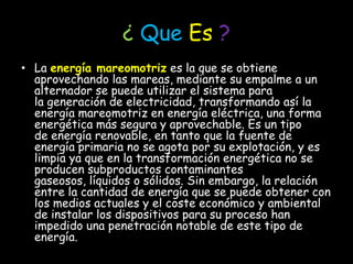 Mareomotriz | PPT