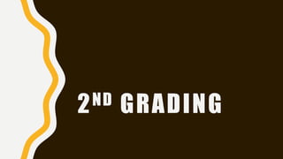 2ND GRADING
 