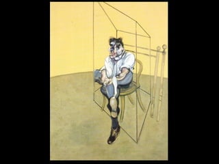 Three Studies of Lucian Freud, 1969, right panel 