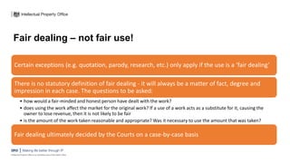 Exceptions to Copyright | PPTX
