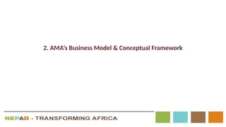 2. AMA’s Business Model & Conceptual Framework
 