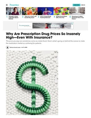 Why are Prescription Drug Prices So Insanely High - Even with Insurance
