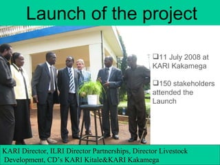 Napier Stunt and Smut Resistance Project in Kenya: achievements and outcomes