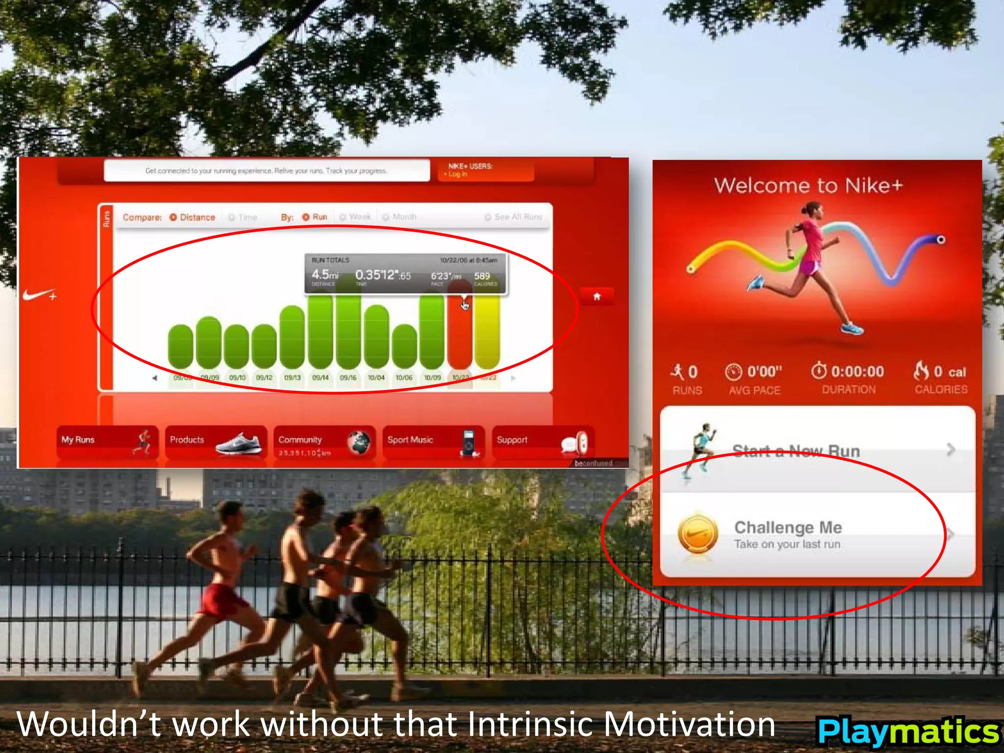 Wouldn’t work without that Intrinsic Motivation
 