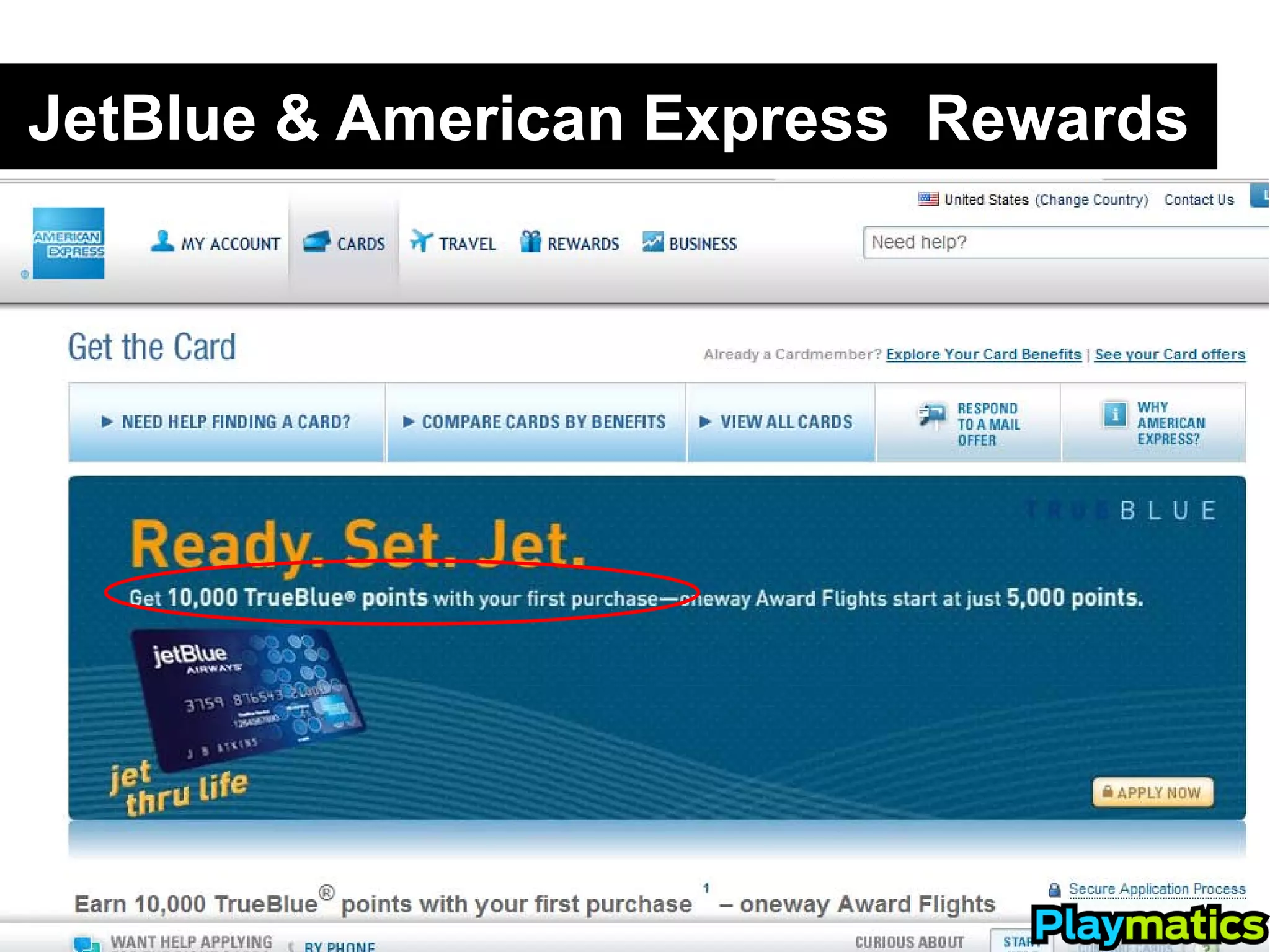JetBlue & American Express Rewards
 