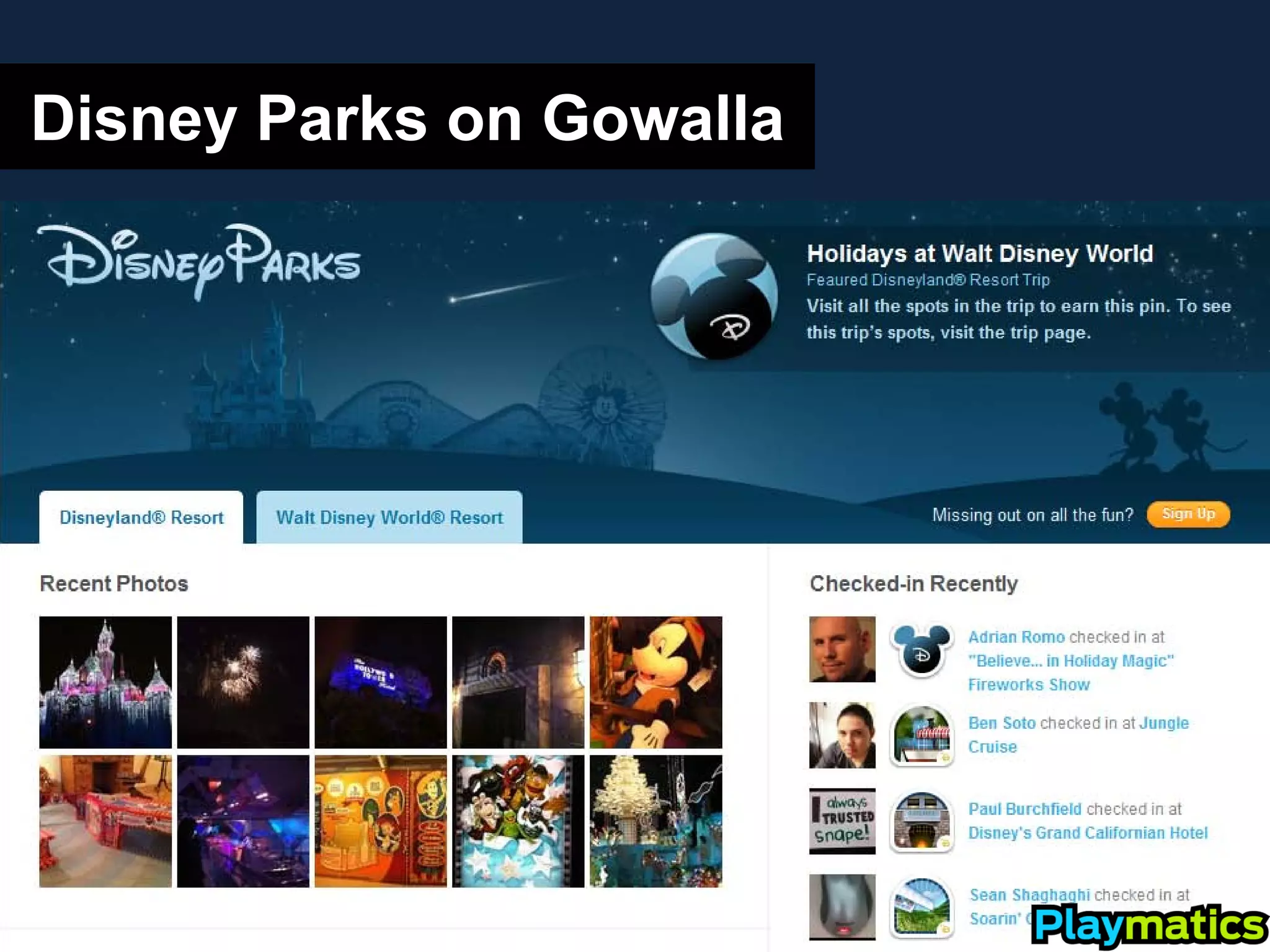 Disney Parks on Gowalla
 