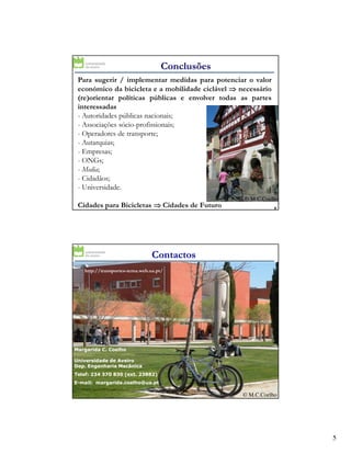Projeto 1. Estudo de Tráfego e Emissões na
Avenida da Liberdade
55
Aplicações & Resultados:
Redução de emissões na Av. Liberdade: 30% − 47%
Impacto:
Implementação na cidade de Lisboa de uma combinação dos cenários estudados
 
