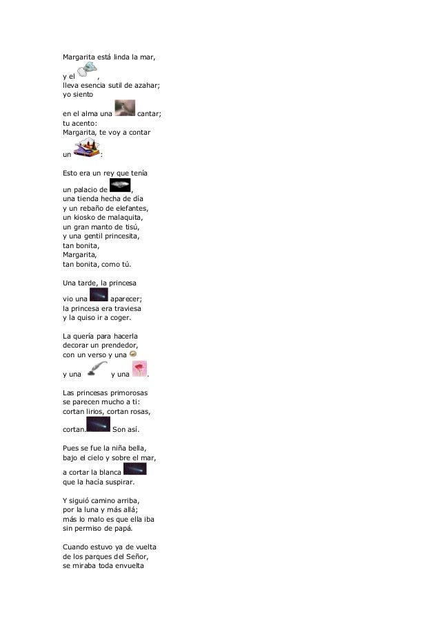 Margarita está linda la mar