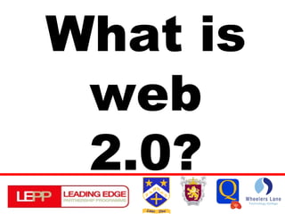 What is web 2.0? 