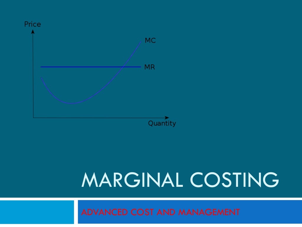 Marginal costing