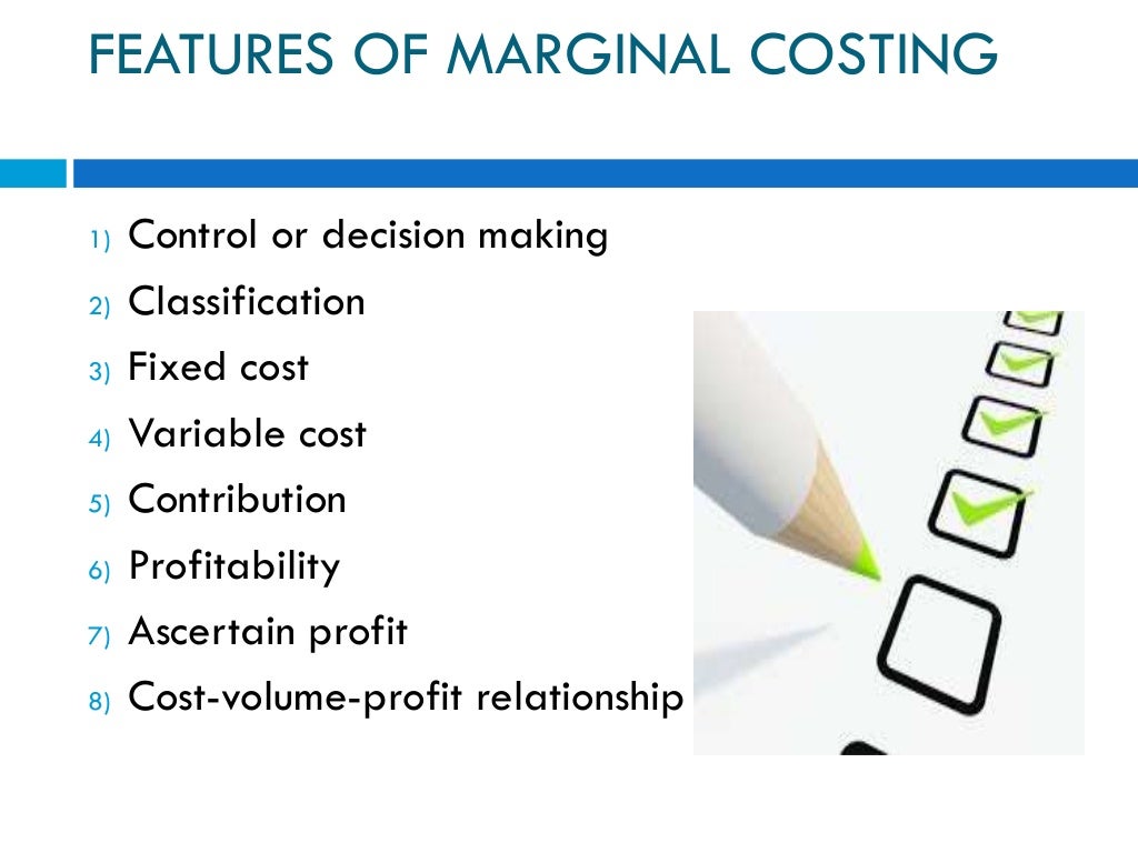 Marginal costing