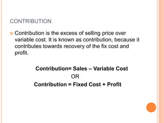 Marginal costing | PPTX
