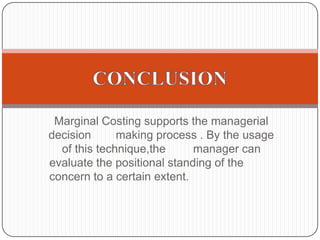 The break even point for a business firm shows the                             volume of sales at which the firm just breaks–even, with total revenue equal to total cost.	Break even point shows the price at which the firm makes zero profits, with revenues just covering the costs. 								BREAK EVEN POINT