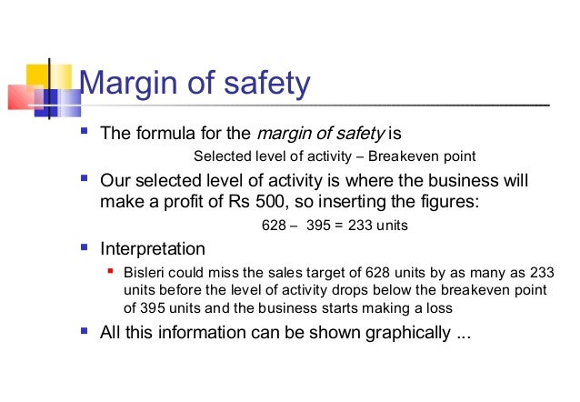 Marginal costing & breakeven analysis