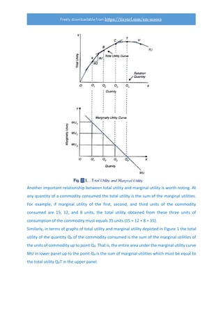 Graph For Utility Marginal utility approach | PDF