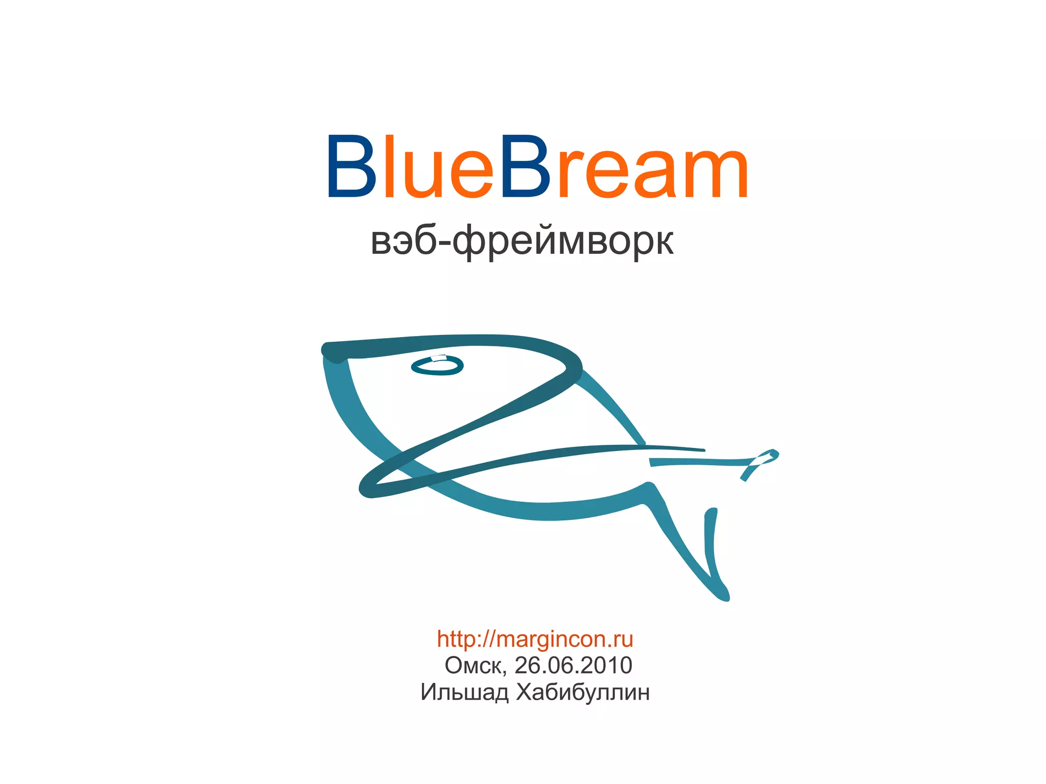 BlueBream
вэб-фреймворк




   http://margincon.ru
    Омск, 26.06.2010
  Ильшад Хабибуллин
 