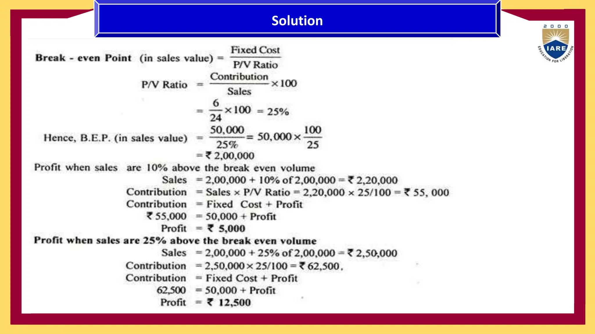 Margin of safety related problems and pv ratio.pptx