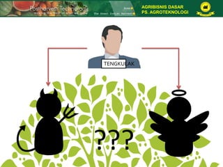 AGRIBISNIS DASAR
PS. AGROTEKNOLOGI
???
TENGKULAK
 
