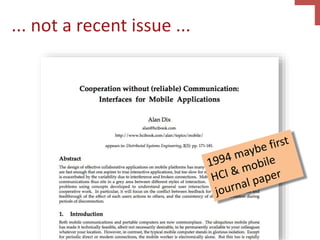 ... not a recent issue ...
 