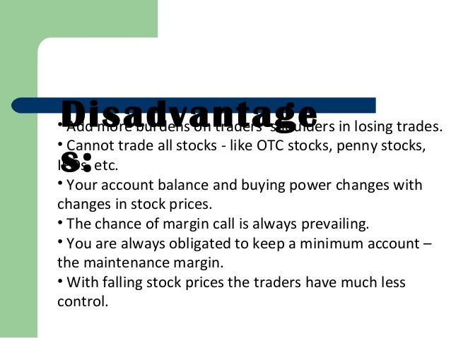Optionshouse day trading margin call